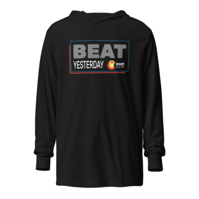 'Beat Yesterday' L/S Hooded Tee