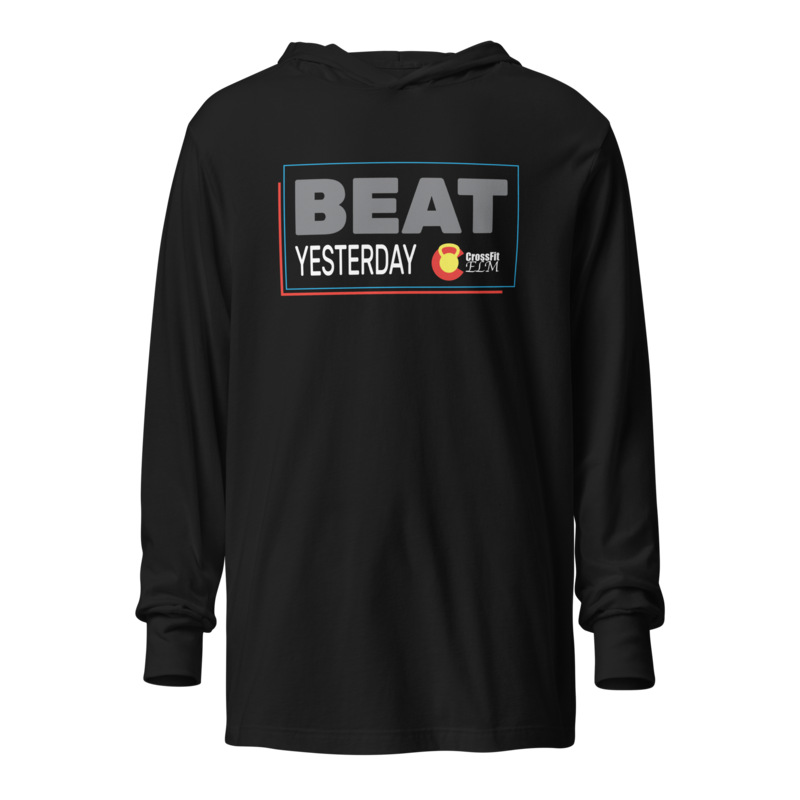 &#39;Beat Yesterday&#39; L/S Hooded Tee
