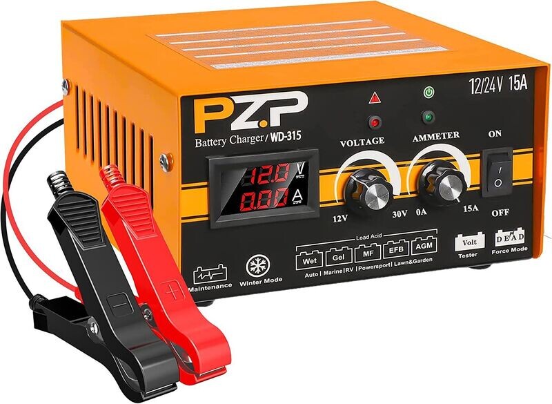 CHARGER ACCU BATTERY 30 AMP 12VDC/24VDC 200 V AC