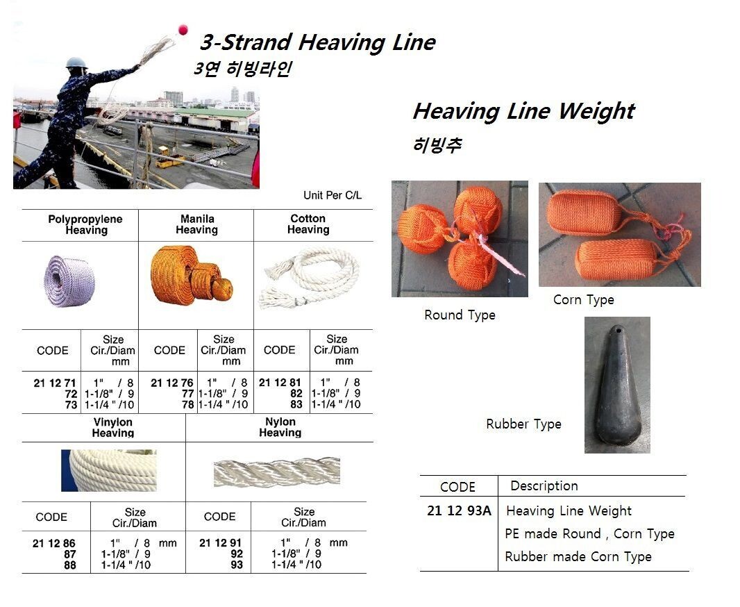 211288-HEAVING LINE VINYLON, 1-1/4″CIRX200MTR