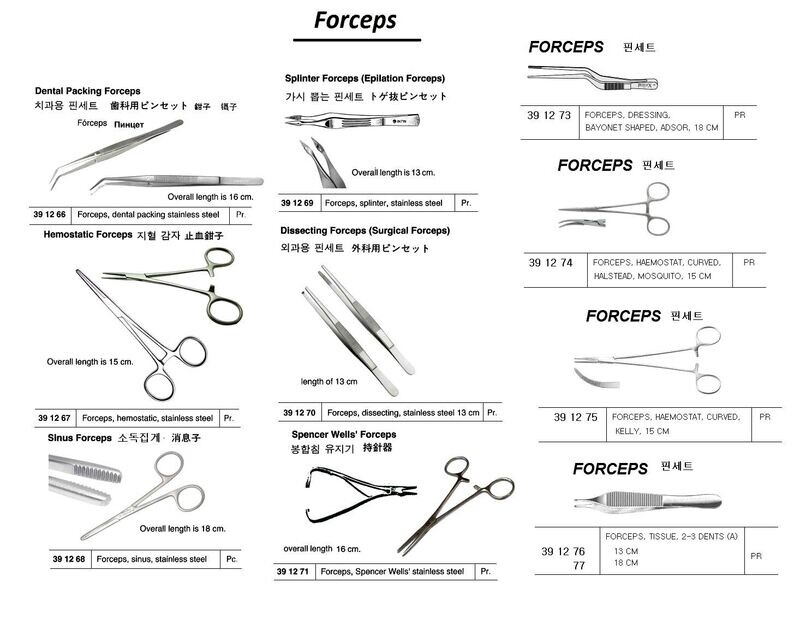 391269-FORCEPS SPLINTER, STAINLESS STEEL
