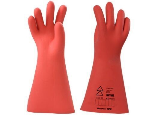 Raychem KL‐E‐I‐X‐41‐S Electrical Safety Insulation Rubber Gloves - Class 3