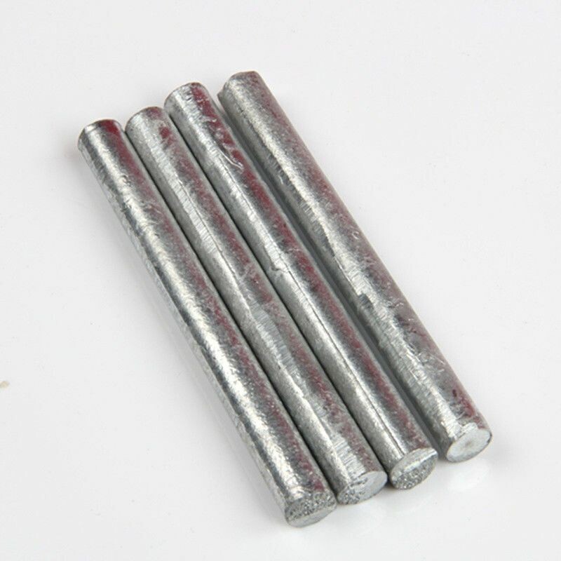 Zn 99.95% Purity Zinc Rod Solid Round Bar 0.4"x 4"/10*100mm Anode Electroplating