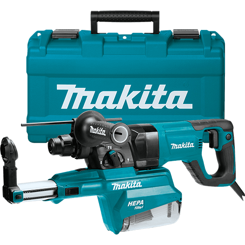 Makita HR2661 AVT Rotary Hammer, 3 Modes, SDS Plus Bits, Concrete 26mm, 800W, 1100rpm, 4.4kg