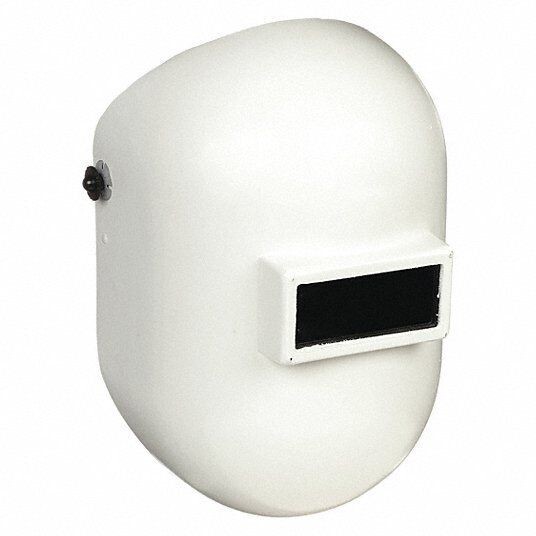 Honeywell Fibre-Metal 110PWE Welding Helmet, Passive, 0 Arc Sensors, White, W10, 2 inch x 4 inch, Fiberglass