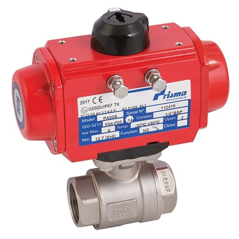 Single Acting Actuation, Spring Return, BSPP (SA-1/4SSHP)