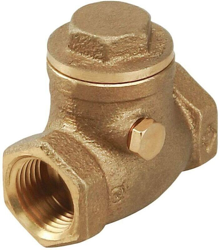 3/4 FIP Swing Check Valve, Backflow Prevention Threaded Plumbing Fitting (IPS)