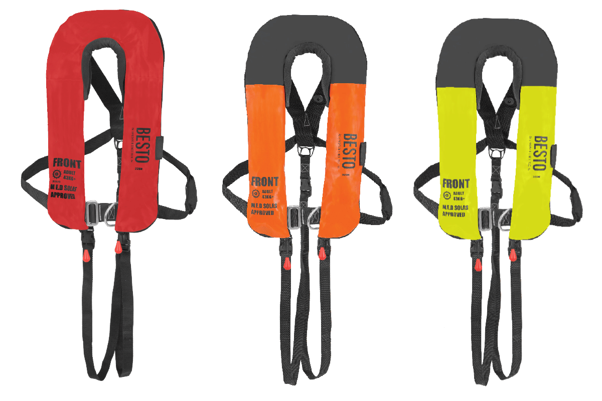 BESTO INFLATABLE TWIN CHAMBER LIFEJACKET