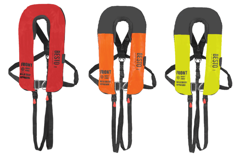 BESTO INFLATABLE TWIN CHAMBER LIFEJACKET