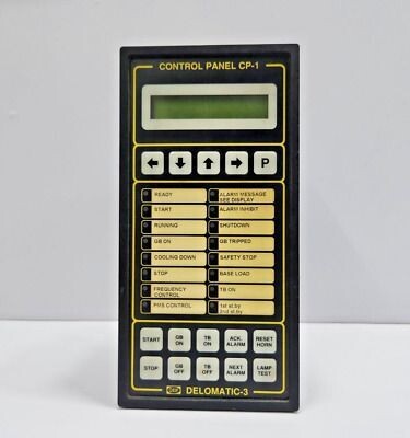 DEIF DELOMATIC-3 CONTROL PANEL CP-1 1044220050D 24V DC