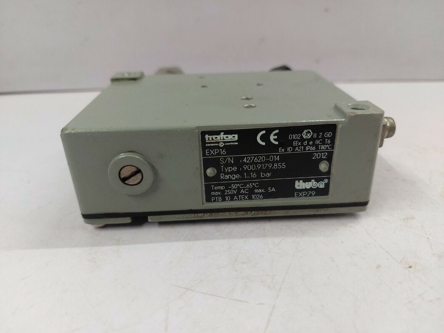 Trafag 900.9179.855 Pressure Switch Range 1..16Bar
