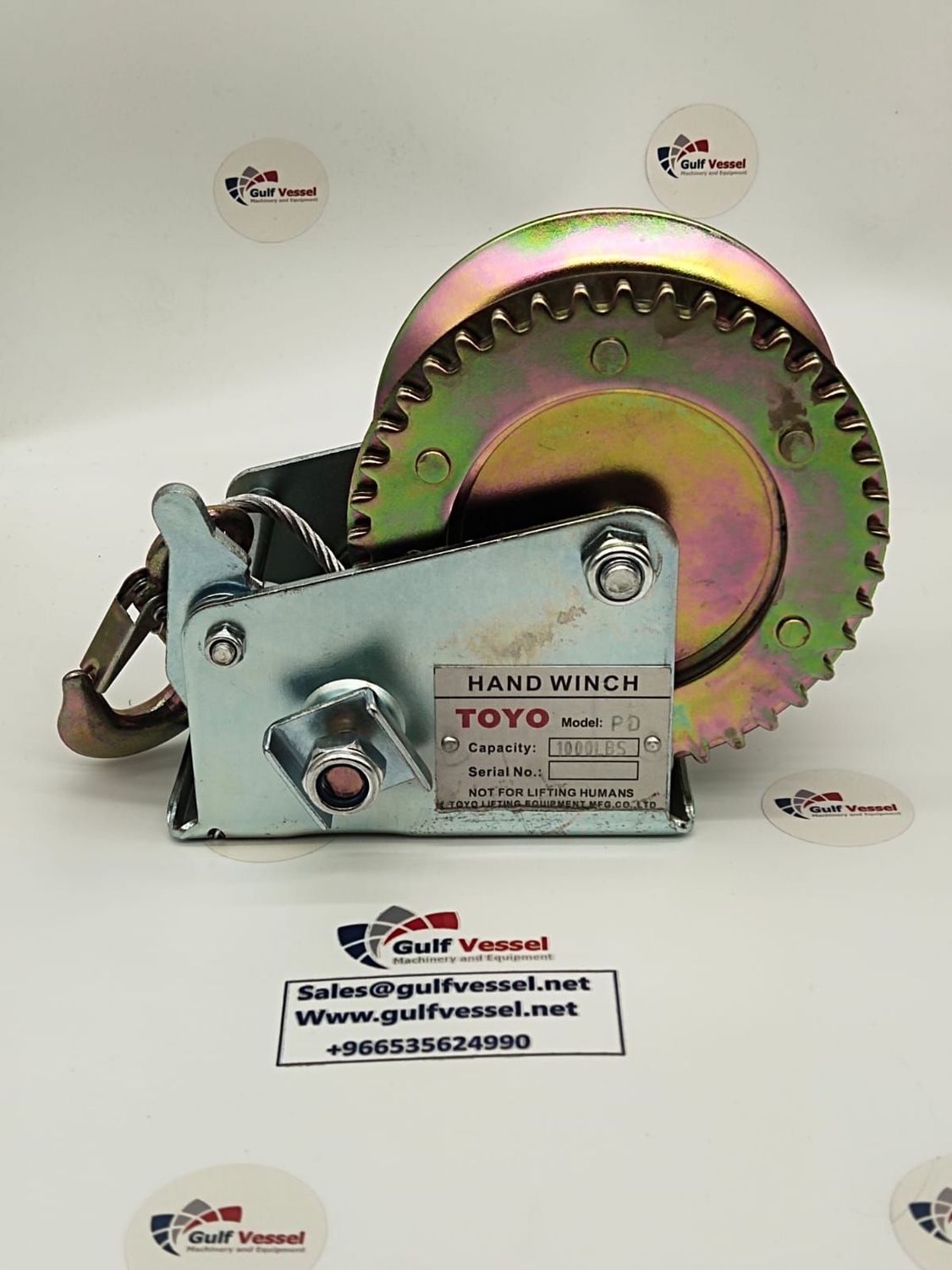 HAND WINCH - TOYO - CAPACITY = 1000 LBS