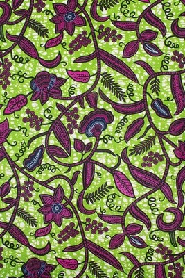 Ankara - African Wax Print Fabric: Versatile and Durable for Any Occasion - 6 yards