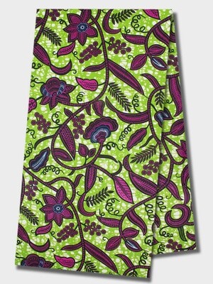 Ankara - African Wax Print Fabric: Versatile and Durable for Any Occasion - 6 yards