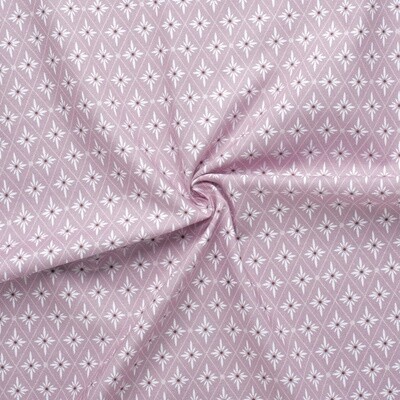 Gütermann Ring a Roses Most Beautiful Pretty in Pink Cotton Fabric with White Flowers - per metre