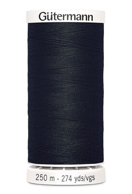 Black Gütermann Sew All Polyester Thread 250mtr