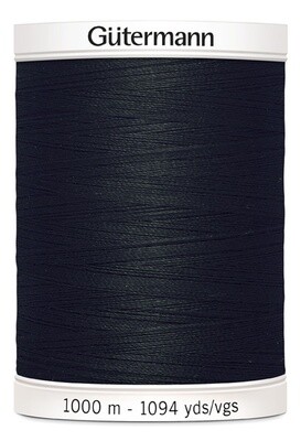 Black Gutermann Sew All Polyester Thread 1000mtr