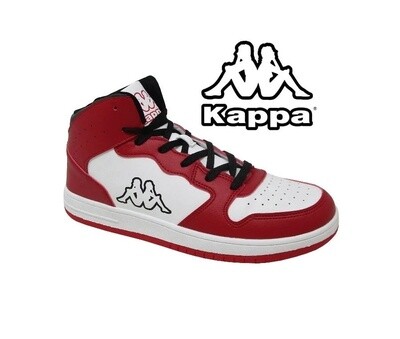 Kappa Men’s Red and White High Top Trainers