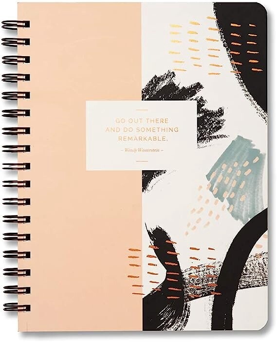Spiral Notebook-Go out there and Do something