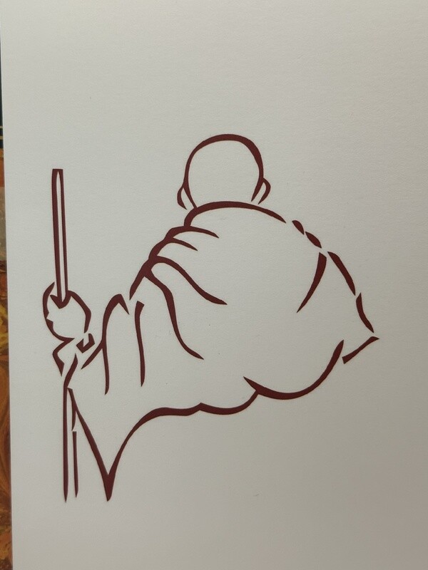 Greeting Card Gandhi