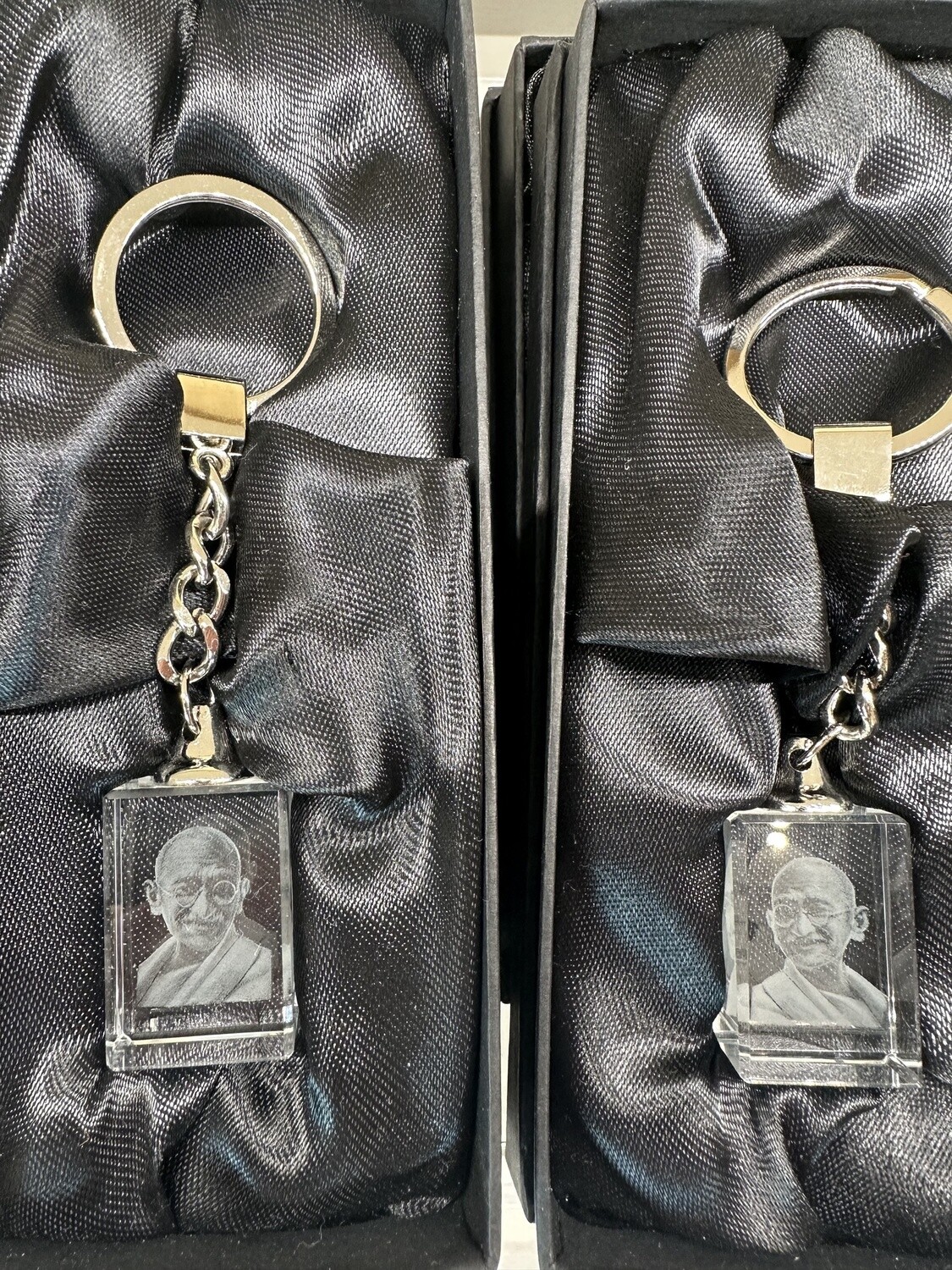 Gandhi Key Chain with Specs