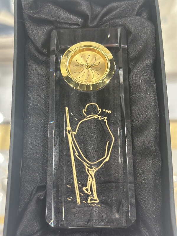 Gandhi Vertical Block W/Clock Mark II