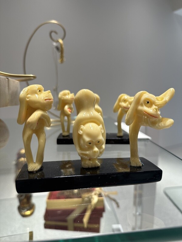 3 Stylized Monkeys Mark II