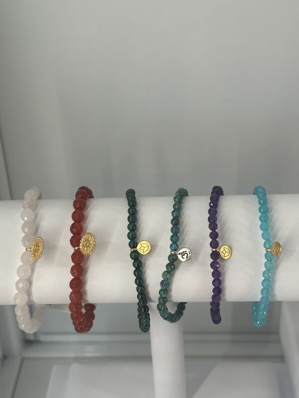 Angelite Lotus Bracelet