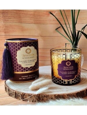 AYURVEDA CANDLE LAVENDER Lemongrass