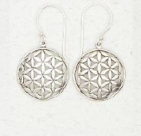 St Sil earrings-Flower of Life