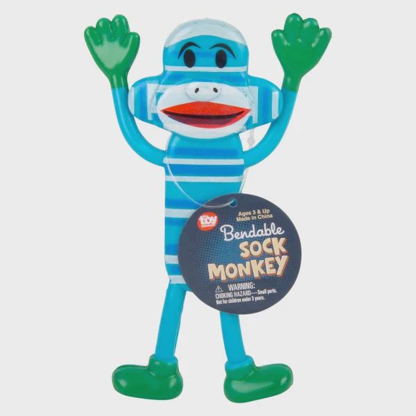Bendable Sock Monkey