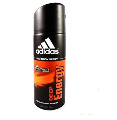 1 BOX (48 PIECES) adidas deodorant spray deep energy 150 ml