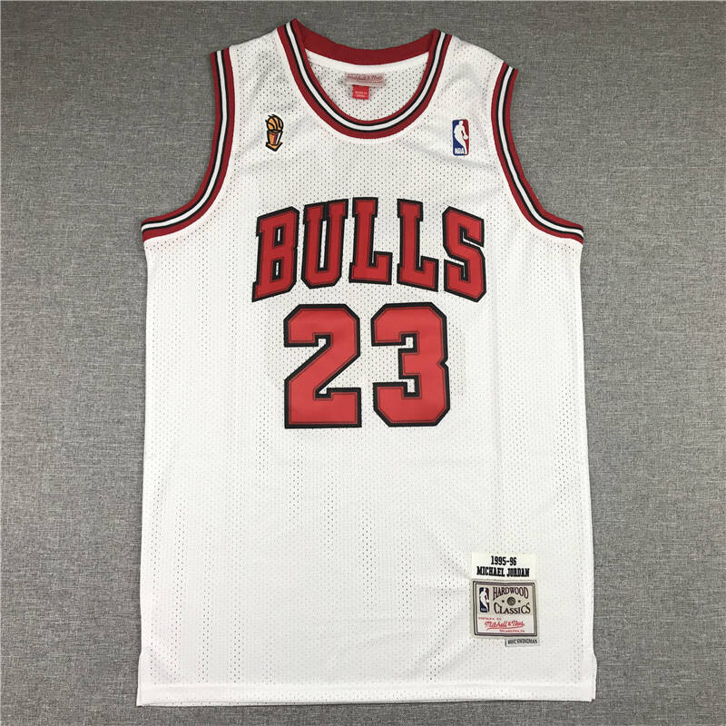 White Jordan Throwback Jersey