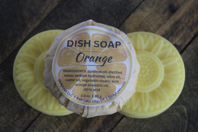 Solid Dish Soap Refill Orange