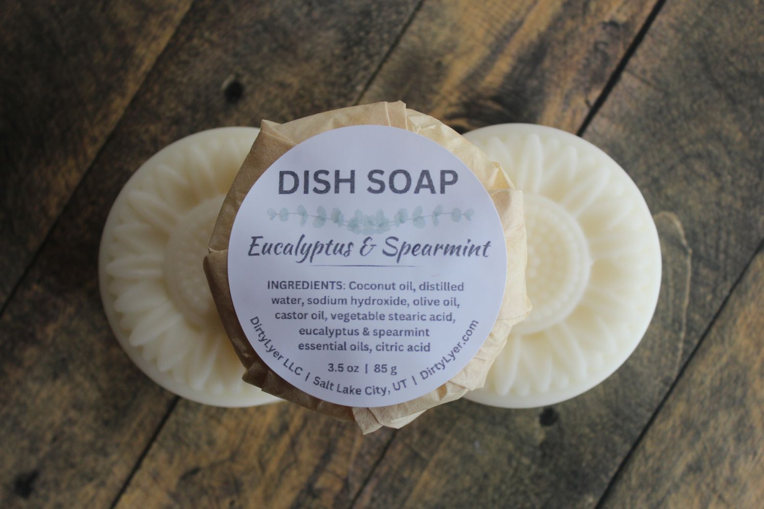 Solid Dish Soap Refill Eucalyptus &amp; Spearmint