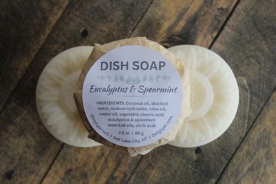Solid Dish Soap Refill Eucalyptus &amp; Spearmint