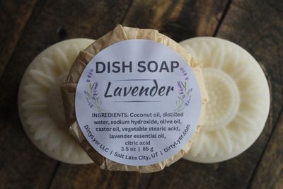 Solid Dish Soap Refill Lavender