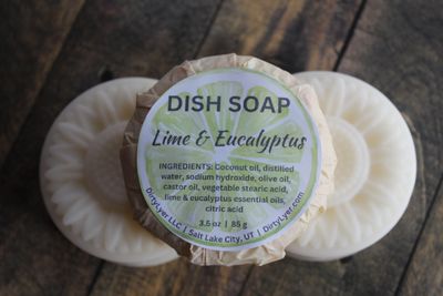 Solid Dish Soap Refill Lime &amp; Eucalyptus