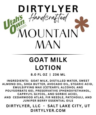 Lotion - Goat Milk - Mountain Man