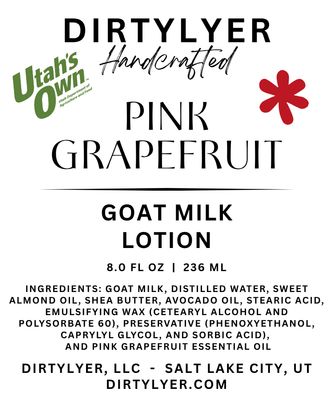 Lotion - Goat Milk - Pink Grapefruit