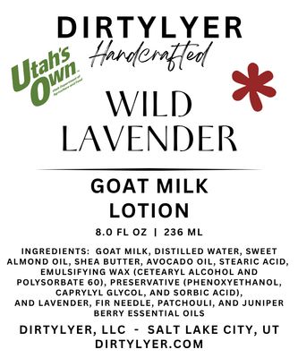 Lotion - Goat Milk - Wild Lavender