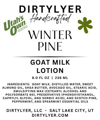 Lotion - Goat Milk - Winter Pine