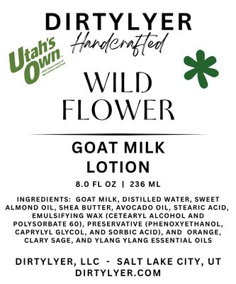 Lotion - Goat Milk - Wild Flower