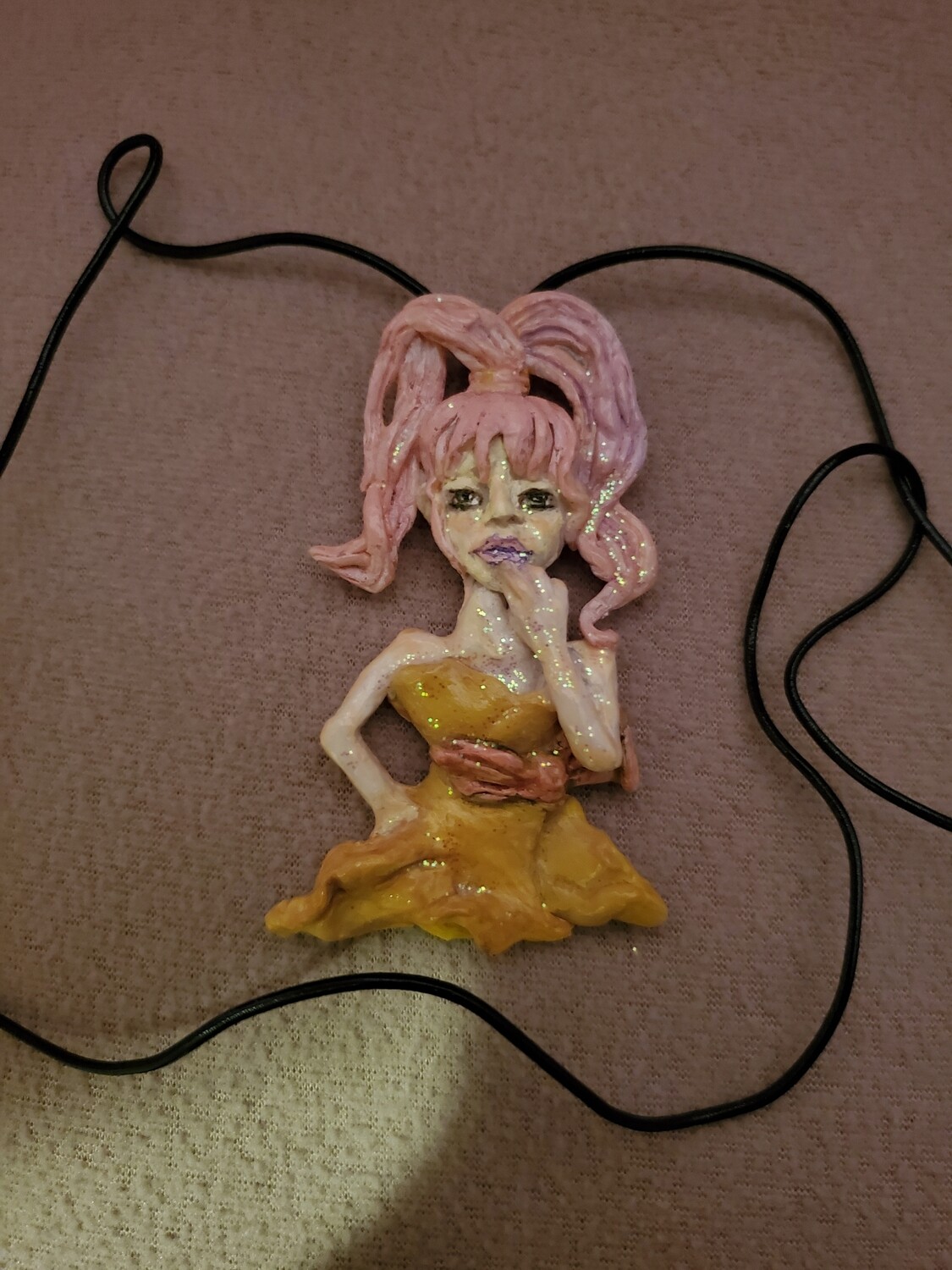 The Polymer Clay Necklace" The Sweet 16th ".