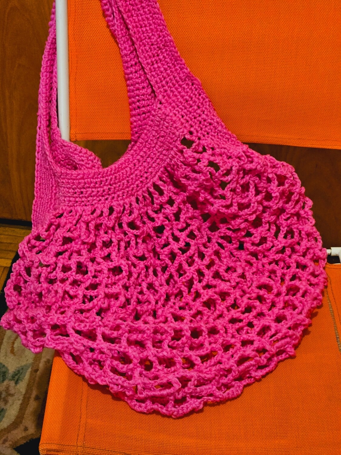 The Crocheted  Bag "The Fruit Dessert" .