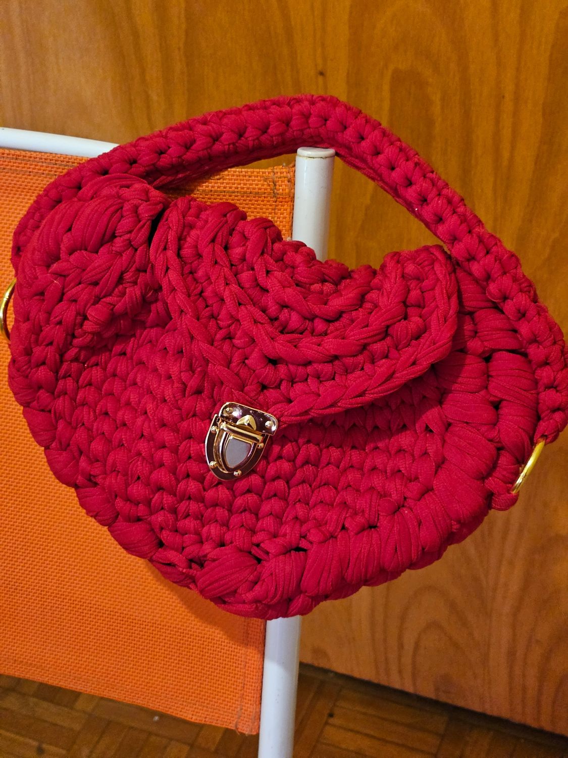 The Crocheted Purse"Passion".  