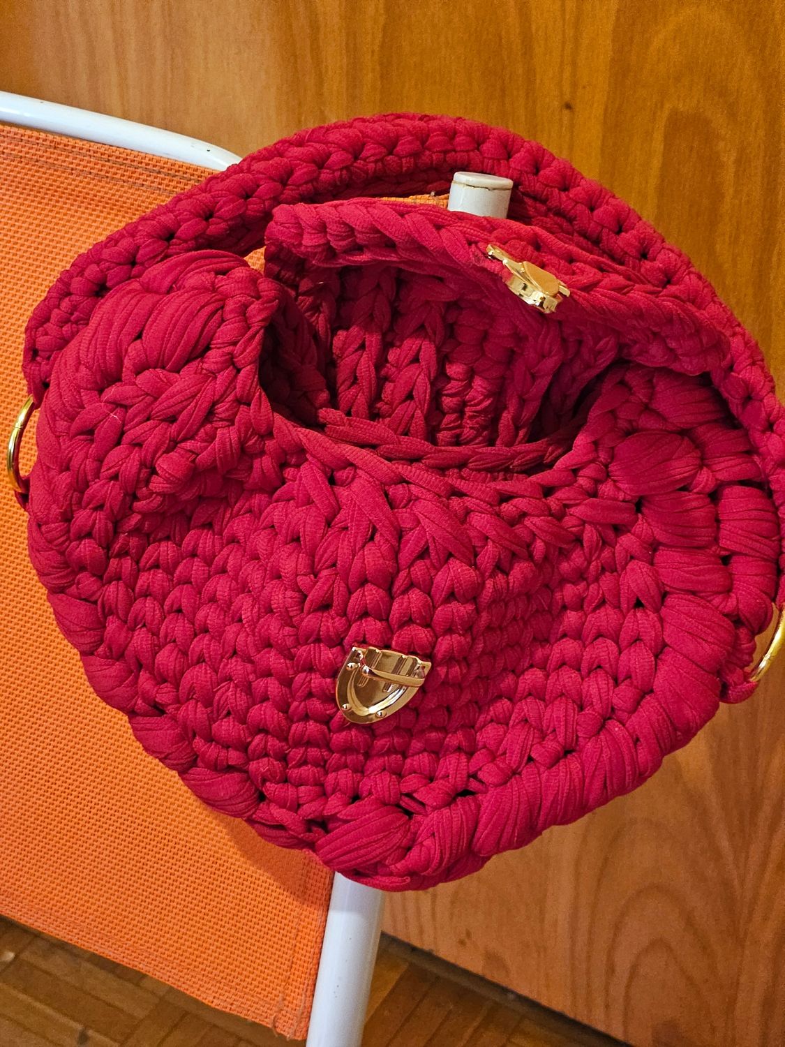 The Crocheted Purse"Passion".  