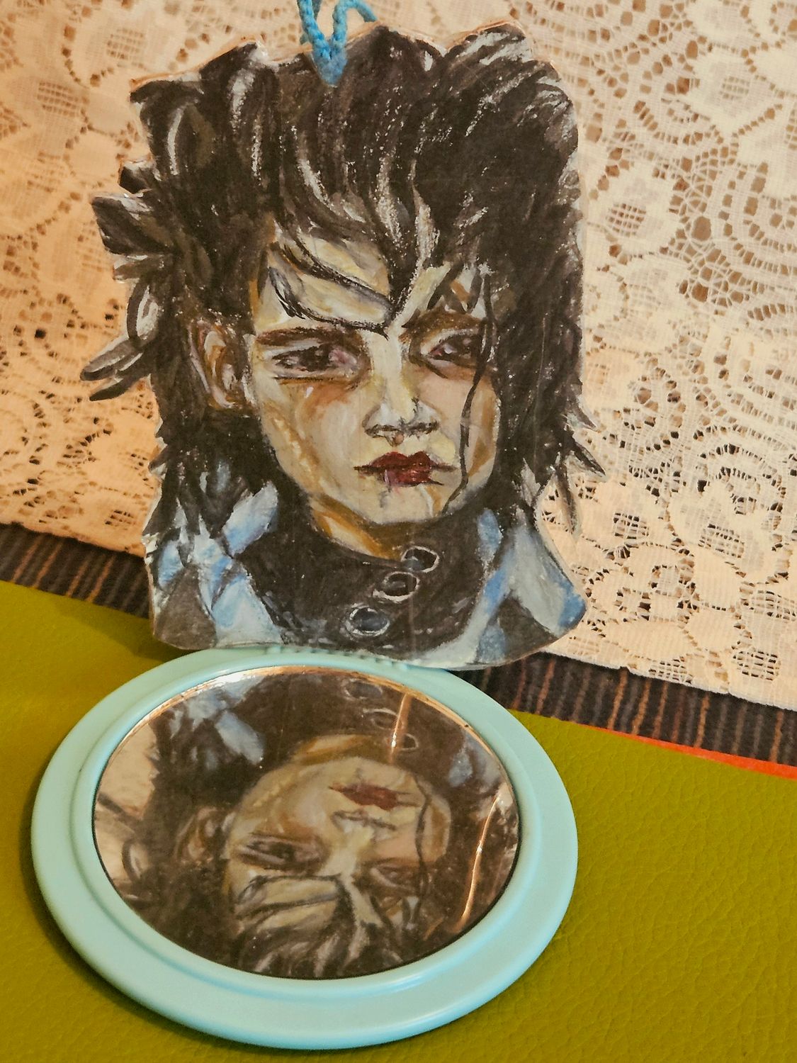 Edward's Scissors Hands bookmark.