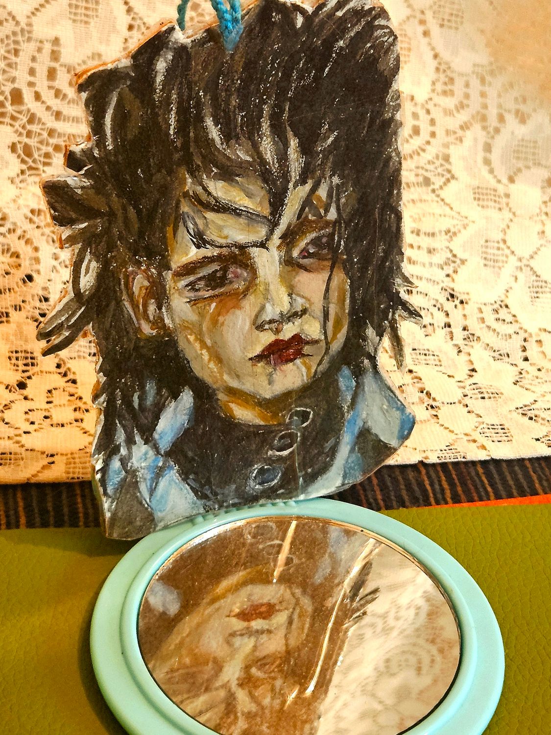 Edward's Scissors Hands bookmark.