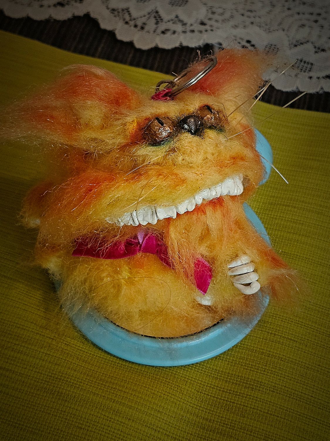 Margarita,  the Female Cheshire Cat Charm.